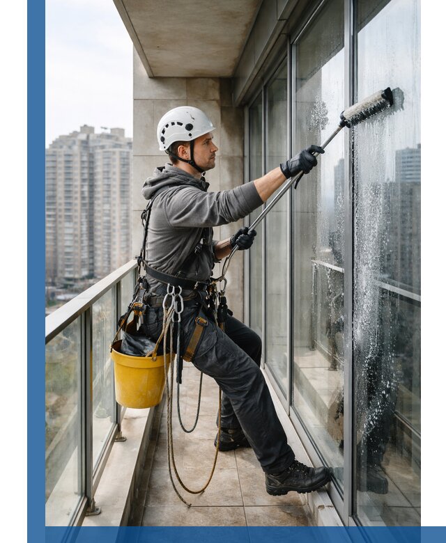 Профессиональная мойка балконного остекления в Мичуринске