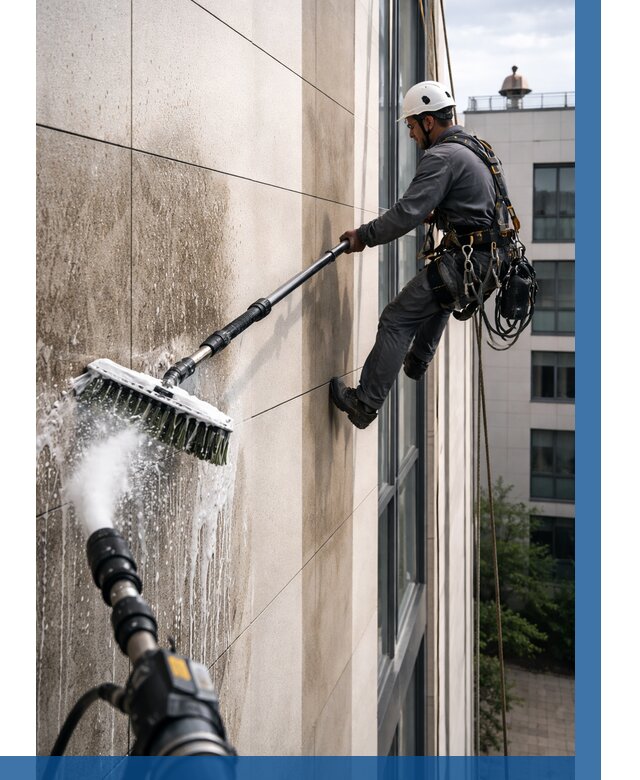 Мойка фасада из керамогранита в Мичуринске от 311 р. | ВЫСОТНИК-Мчр