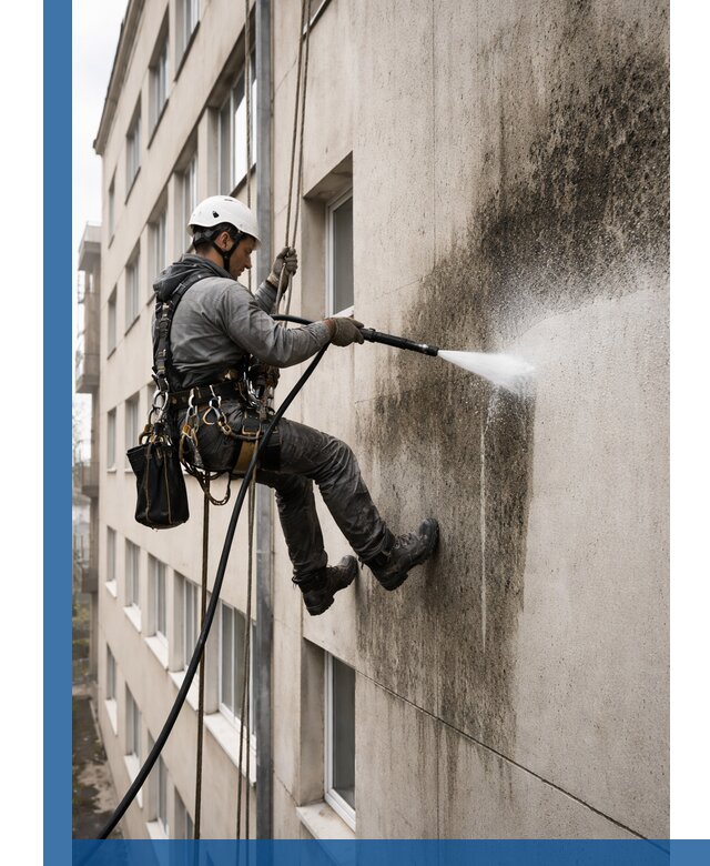 Профессиональная очистка фасадов от плесени в Мичуринске