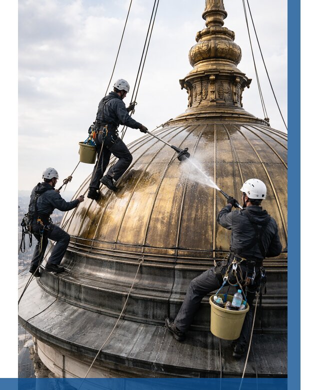Мойка куполов и шпилей в Мичуринске от 8283 р. - заказать | ВЫСОТНИК-Мчр