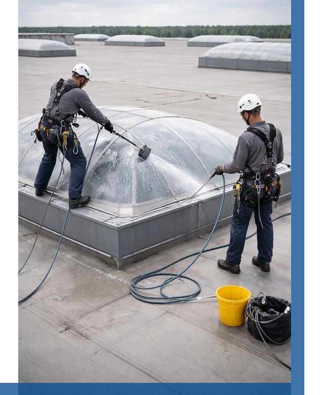 Мойка зенитных фонарей в Мичуринске, заказать от 4659 р. | ВЫСОТНИК-Мчр