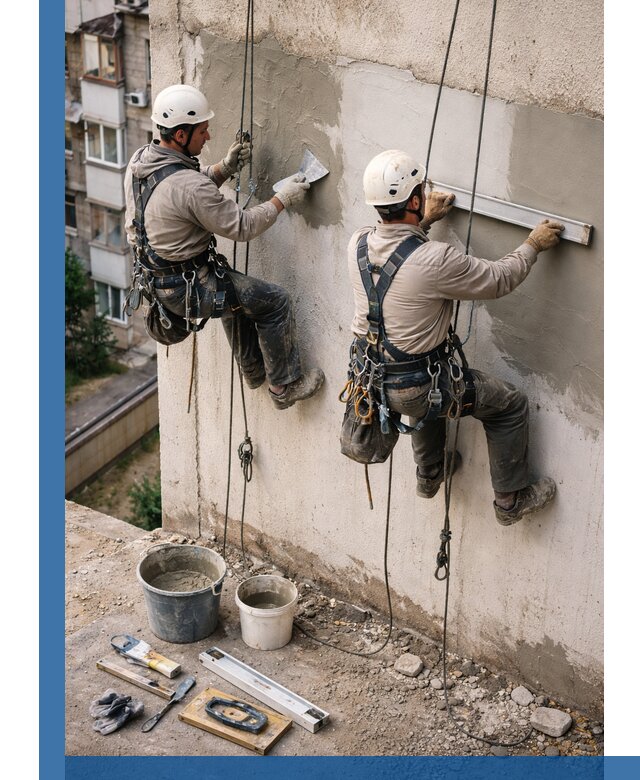 Комплексный ремонт штукатурного фасада с гарантией в Мичуринске