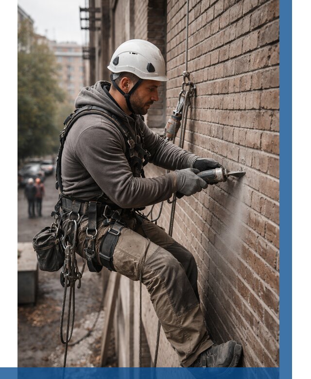 Расшивка кирпичных швов в Мичуринске от 621 р. | ВЫСОТНИК-Мчр