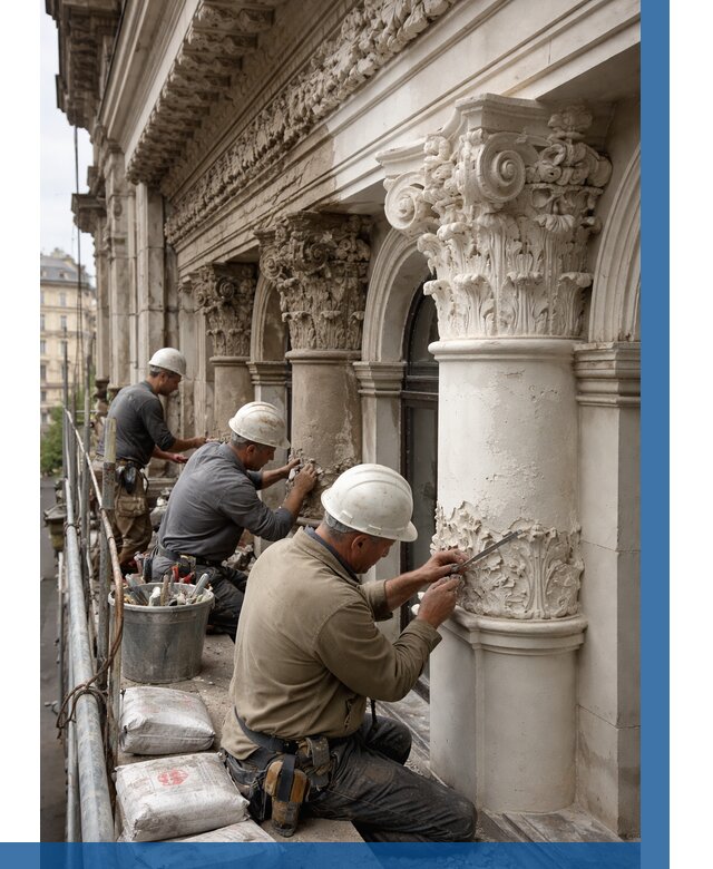 Реставрация фасадной лепнины в Мичуринске от 2589 р. | ВЫСОТНИК-Мчр