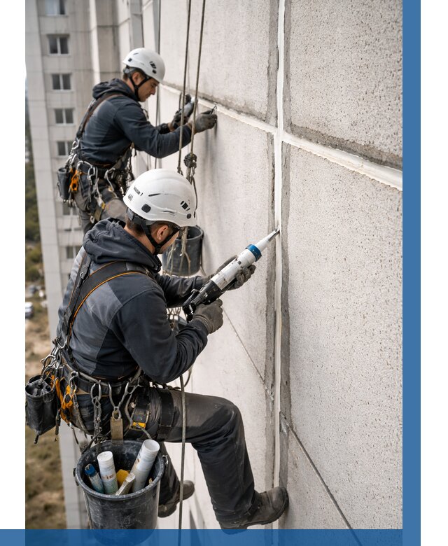 Герметизация межпанельных швов в Мичуринске от 725 р. | ВЫСОТНИК-Мчр