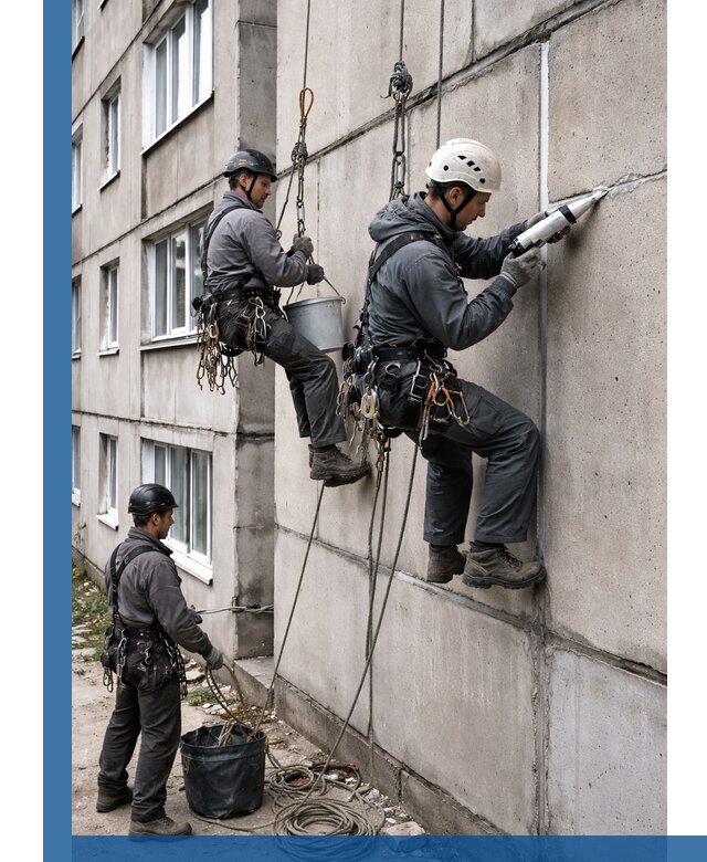Герметизация межпанельных швов в Мичуринске с гарантией герметичности