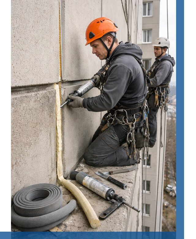 Теплый шов межпанельные швы в Мичуринске от 725 р. | ВЫСОТНИК-Мчр