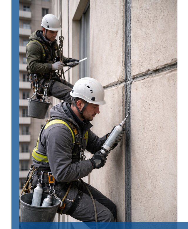 Герметизация деформационных швов фасада в Мичуринске качественно