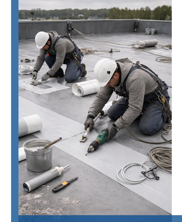 Ремонт мембранной кровли в Мичуринске качественно и с гарантией