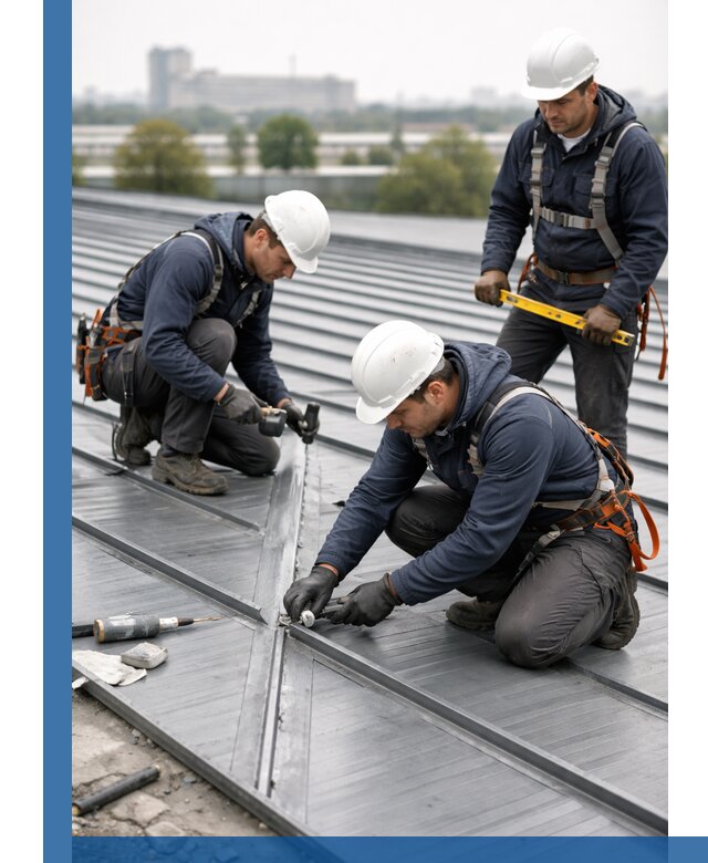 Ремонт фальцевой кровли в Мичуринске срочно и качественно