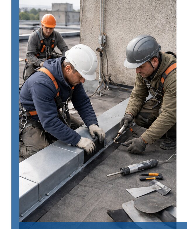 Ремонт кровельных примыканий в Мичуринске профессионально