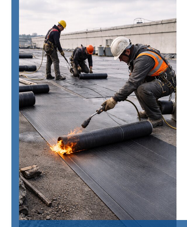 Монтаж наплавляемой кровли в Мичуринске профессионально