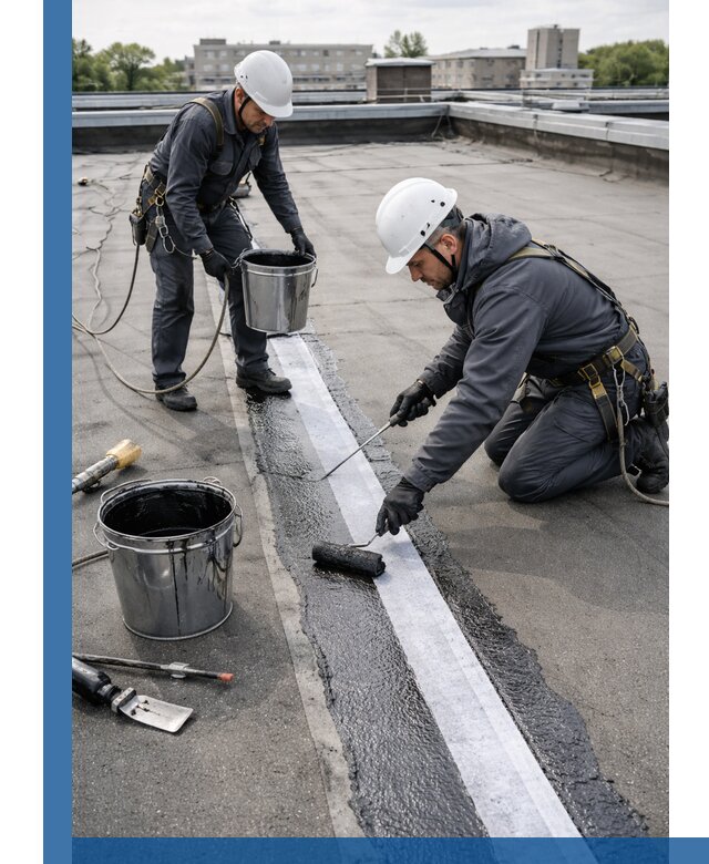 Гидроизоляция кровли мастикой в Мичуринске надежная защита