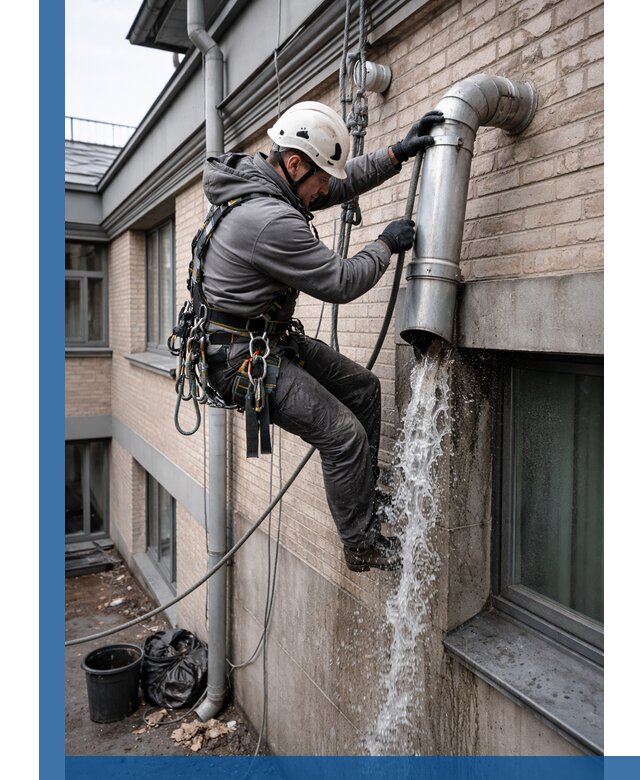 Профессиональная прочистка водосточных труб в Мичуринске с гарантией