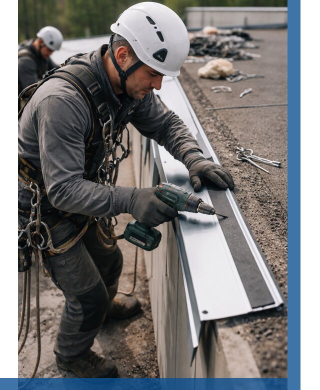 Монтаж капельника на кровле в Мичуринске от 311 р. | ВЫСОТНИК-Мчр