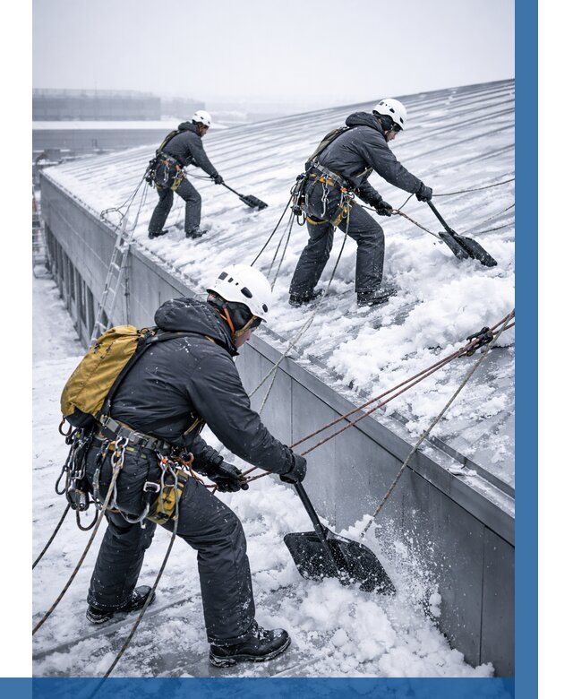 Очистка навесов от снега в Мичуринске от 4659 р. | ВЫСОТНИК-Мчр