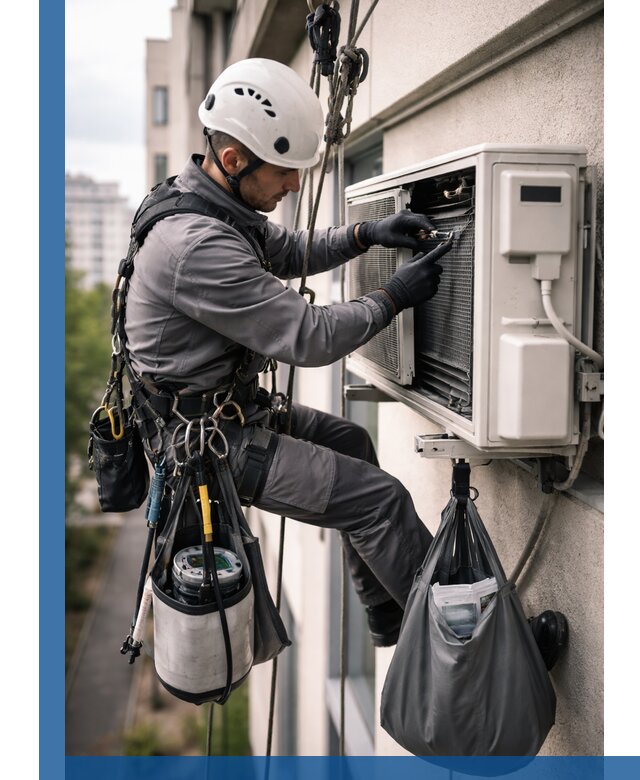 Обслуживание внешнего блока кондиционера в Мичуринске профессионально