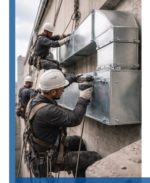 Профессиональный монтаж вентиляционных коробов в Мичуринске под ключ