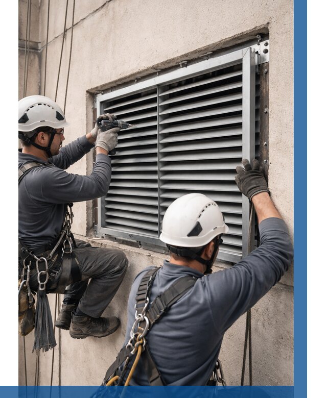 Монтаж вентиляционных решеток в Мичуринске от 4659 р. | ВЫСОТНИК-Мчр