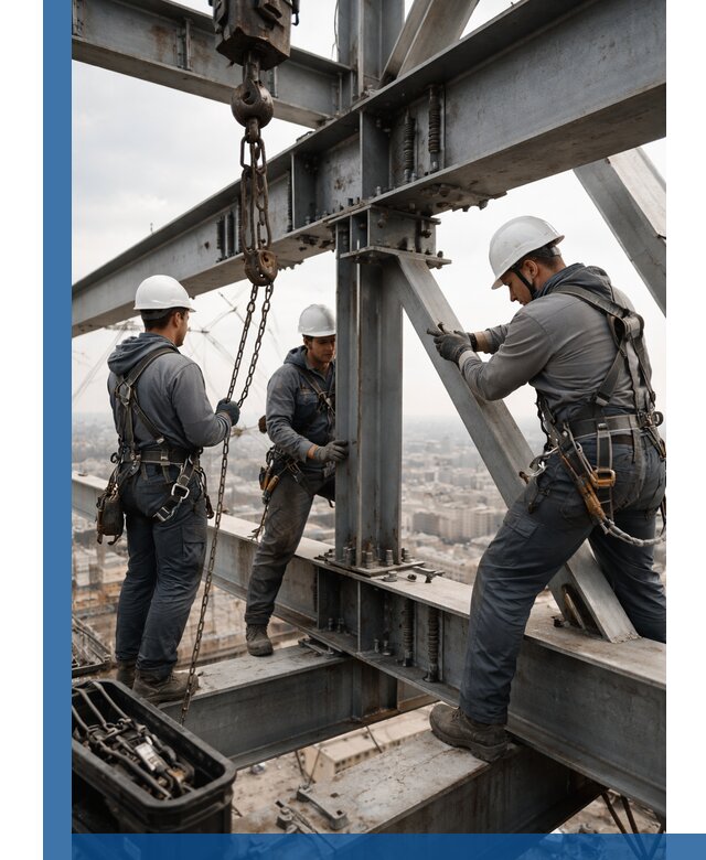 Профессиональный монтаж металлоконструкций на высоте в Мичуринске