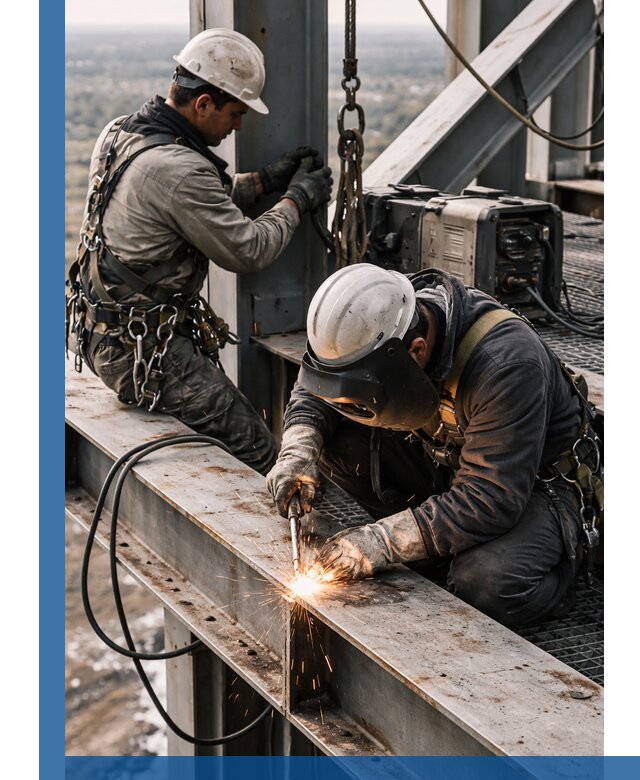 Высотные сварочные работы в Мичуринске для промышленных объектов