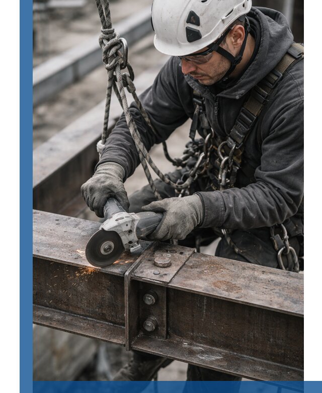 Резка металла на высоте в Мичуринске для зданий и конструкций