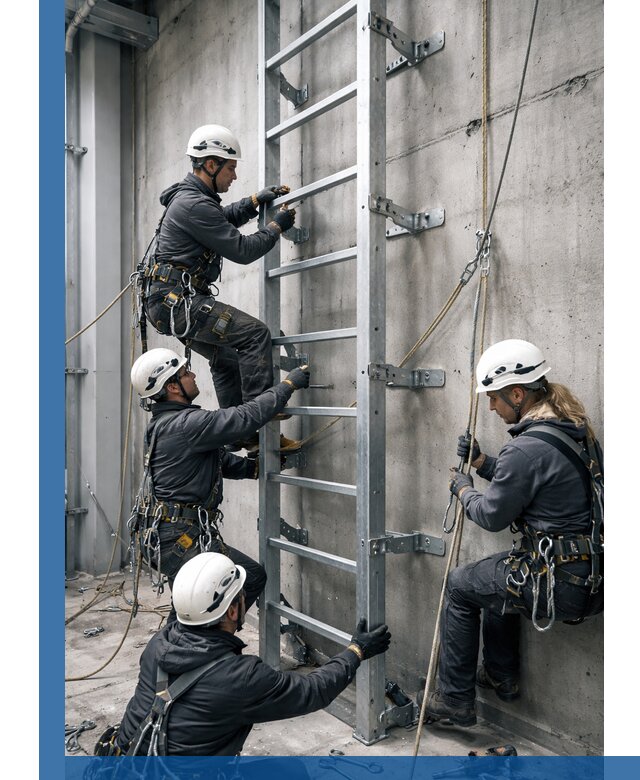 Монтаж металлических лестниц в Мичуринске под ключ со гарантией