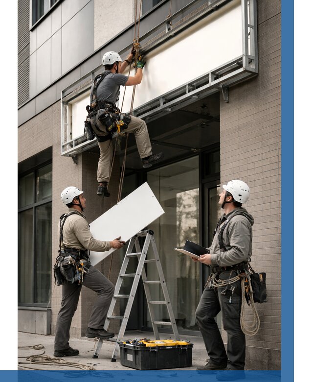 Монтаж светового короба в Мичуринске от 6730 р. | ВЫСОТНИК-Мчр