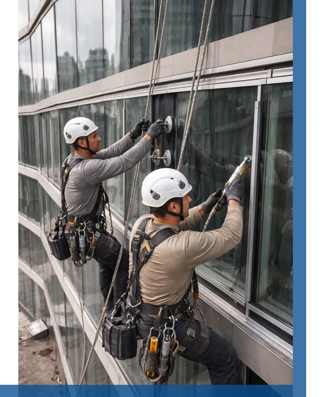 Радиусное остекление фасада в Мичуринске от 12425 р. | ВЫСОТНИК-Мчр