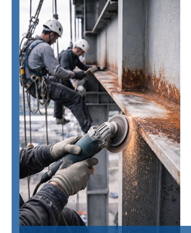 Зачистка металла от ржавчины и подготовка поверхностей в Мичуринске