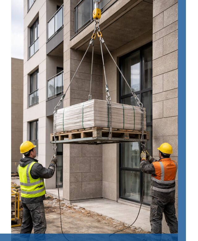 Подъем керамогранита на этаж в Мичуринске от 3624 р. | ВЫСОТНИК-Мчр