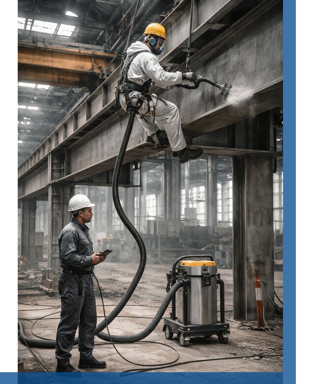 Обеспыливание конструкций в цехе в Мичуринске от 4349 р. | ВЫСОТНИК-Мчр