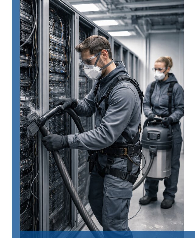 Обеспыливание серверной комнаты в Мичуринске, профессиональная очистка