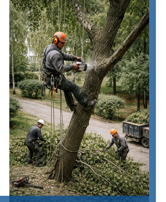 Кронирование деревьев в Мичуринске от 6730 р. | ВЫСОТНИК-Мчр
