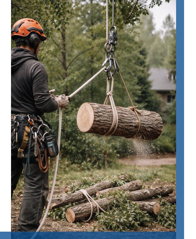 Валка деревьев частями в Мичуринске от 7766 р. | ВЫСОТНИК-Мчр