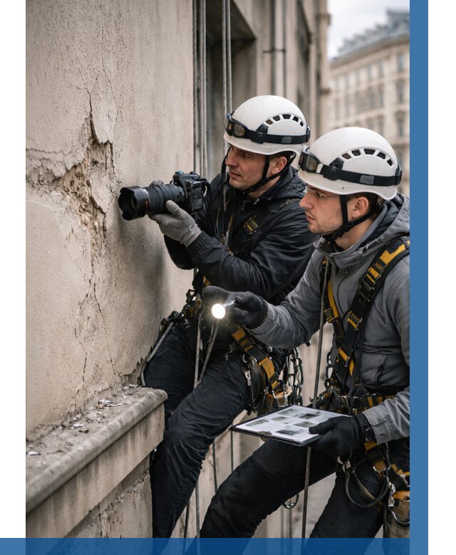 Фотофиксация дефектов фасада в Мичуринске от 4659 р. | ВЫСОТНИК-Мчр