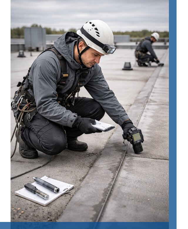 Обследование кровли на протечки в Мичуринске от 4659 р. | ВЫСОТНИК-Мчр